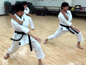 中央教室練習風景【松濤館流七尾道場/札幌、北広島、江別、岩見沢で小学生児童から始める習い事】