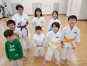 豊幌教室練習風景【松濤館流七尾道場/札幌、北広島、江別、岩見沢で小学生児童から始める習い事】
